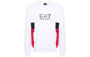 EMPORIO ARMANI Свитшот EA7 SS24 мужской белый