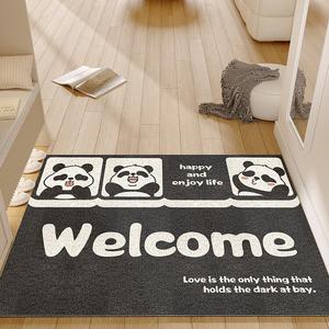 Xinglianxin Ковер 140х180 см для прихожей, петлевой ворс, грязеотталкивающий, можно обрезать, Panda Window