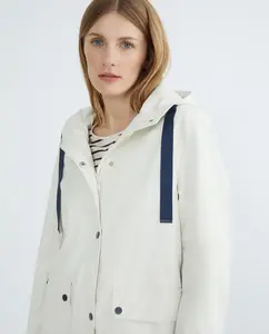 Однотонная женская парка с капюшоном Zermatt, цвет Crudo