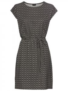 Летнее платье с черно-серым рисунком Laura Scott