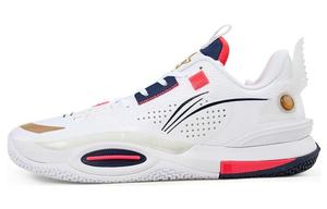 Баскетбольные кроссовки All City 10 мужские с низким верхом белые/красные/синие Lining