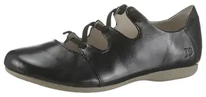 Балетки Josef Seibel с ремешками "Fiona 04", тапочки, сандалии, удобная обувь на изысканной резинке, черный