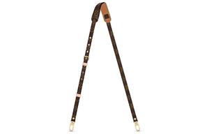 LOUIS VUITTON Кожаные наплечные ремни мужские коричневые