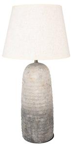 Настольная лампа Clayre & Eef Mayai, серый - керамика - 35 x 70 x 35 см
