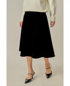 Женская бархатная юбка-миди в пол endless rose, Black
