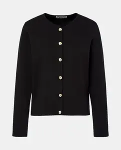 Женская фантазийная куртка из вискозы Woman El Corte Inglés, черный