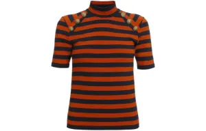 BALMAIN Свитер женский Orange Half Turtleneck Moderate Others