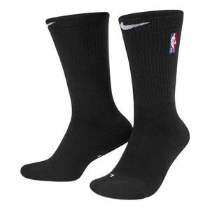Носки Nike Elite Crew Socks Nba Casual Sports Mid Tops Couple Style One Pair Black DA4960-010, черный