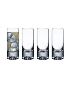 Набор из 4 высоких стаканов Shade, 11,75 унций Nude Glass, clear