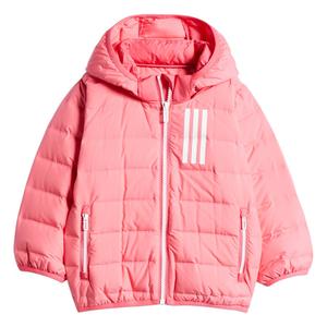 Пуховик для младенцев и малышей Adidas, розовый/белый