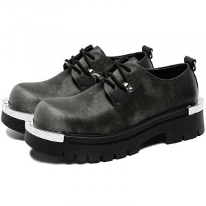 Medd Мужские повседневные кроссовки низкие черные/коричневые/серебристые - серебристые, цвет Silver