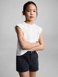 Детские шорты Daphne из денима Mango, Navy