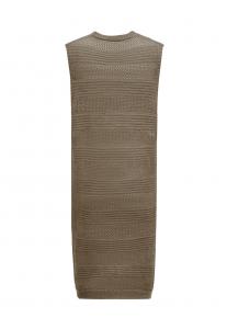 Вязаный жилет LEOMIA, светло-коричневый