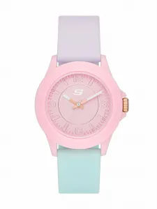 Женские аналоговые силиконовые часы Skechers SR6215, цвет Multi