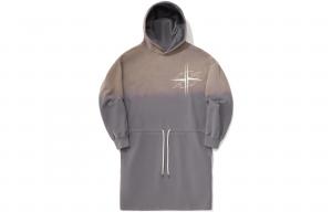 Женское платье с длинными рукавами smoky ink gray LiNing, серый