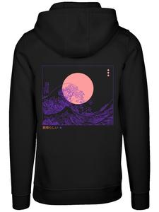 Толстовка Kanagawa Wave Japan черного цвета F4NT4STIC