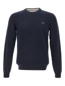 Толстовка с вышитым логотипом Sun68, синий