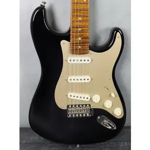 Электрогитара Fender Custom Shop 56 American Custom Stratocaster NOS, черное дерево, прозрачная