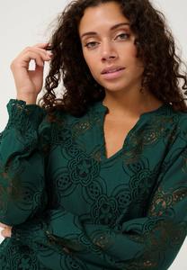 Блуза Culture, темно-зеленый