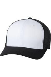 Кепка дальнобойщика Flexfit, черный/белый/черный
