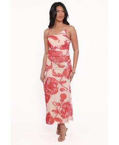 Женское длинное платье "Жасмин" Petal and Pup, Red floral