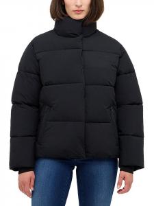 Стеганая куртка черного цвета Mustang