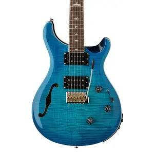 PRS SE Custom 24 полугибрид с пьезопикапом, озерно-голубой