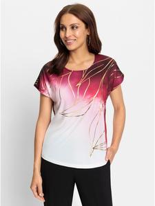 Футболка с принтом темно-красного и золотого цветов WITT WEIDEN