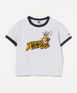 Футболка с принтом «RUSSELL ATHLETIC», размер 100-130 см United Arrows Green Relaxing Label, цвет Lt.Gray