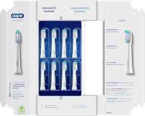 Насадки-щеточки Pulsonic Clean 8 шт. Oral-B