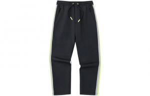 Robert Geller Дизайнерская совместная коллекция трикотажных спортивных брюк для мужчин Night Black Anta, черный