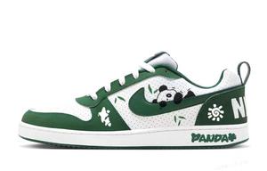 Кроссовки Nike Court Borough Skateboarding Shoes Men Low-top White/green, зеленый