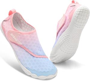 Водные тапочки JIASUQI для женщин и мужчин, босоножки для плавания и пляжа, быстро сохнущие водные сандалии для взрослых, синий/розовый