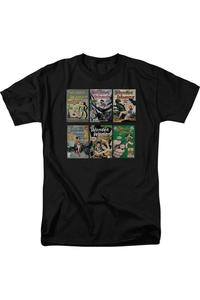 Футболка с коротким рукавом для взрослых DC Comics Wonder Woman Covers Gildan, черный