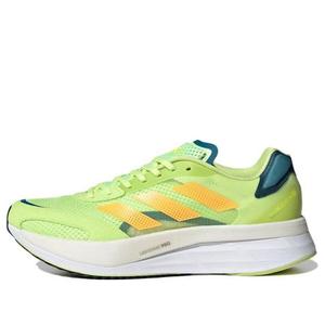 Кроссовки adizero boston 10 'pulse lime flash orange' Adidas, желтый