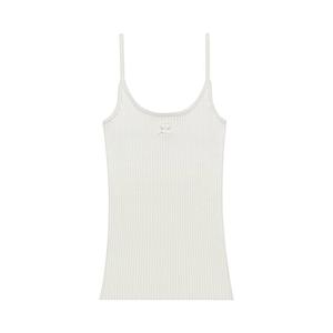 Топ Courrèges Reedition Knit Tank Top, цвет Heritage White