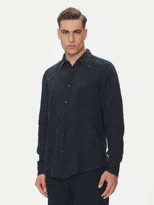 Рубашка обычного кроя 50537381 Boss, синий