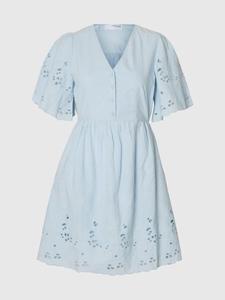 Платье SELECTED, светло-голубой