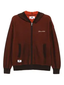 Худи с вышитым логотипом Chocoolate, коричневый