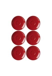 Блюдце Ritzenhoff & Breker Doppio, 12 см, 6 штук, красный