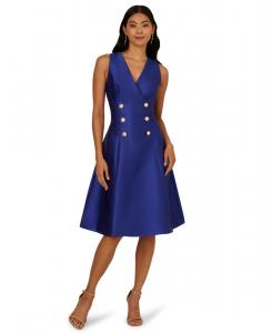 Женское платье-рубашка Микадо Adrianna Papell, Neptune