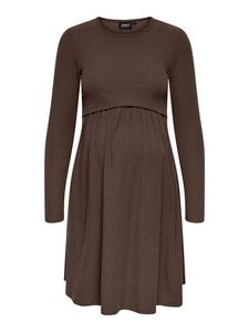 Only Maternity Платье 'OLMMALAYA' в цвете Chocolate