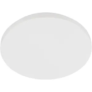 Потолочный светильник LED POGLIOLA, потолочная лампа из стали и пластика, для гостиной, LED-модуль 1 шт., теплый белый свет, Ø31 см, потолочный светильник LED, лампа из стали и пластика, белого цвета Eglo, белый