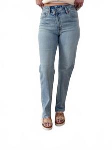 Джинсы Bianca Crossover Full Long, светло-синего цвета DAZE