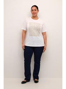 Футболка KCrie Regular fit цвета Optical White KAFFE curve