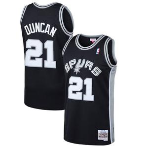 Мужская черная майка Mitchell & Ness Tim Duncan San Antonio Spurs 1998-99 Hardwood Classics Swingman, цвет Spr Black