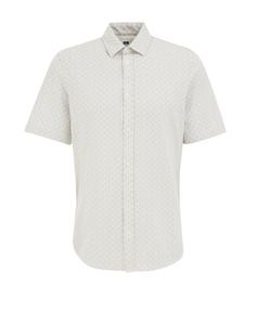 Рубашка Slim Fit на пуговицах WE Fashion, серый