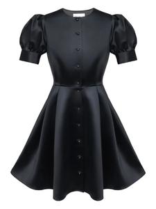POST MERIDIEM платье мини на пуговицах, черный
