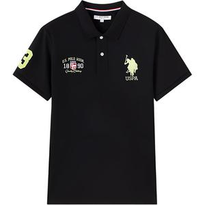 Мужская поло U.S. POLO ASSN., черный