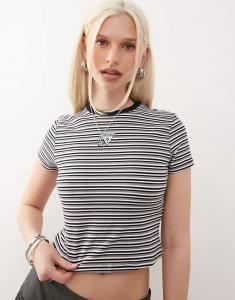 Детская футболка Guess Originals в горизонтальную полоску синего цвета